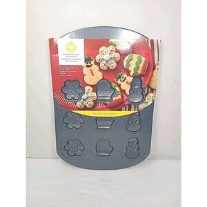 Wilton Treats Made Simple Non-Stick Christmas Cookie Shape Pan 12 Cavities 16.5"